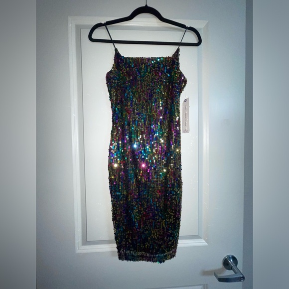 Almost Famous MultiSequin Dress - Picture 1 of 3